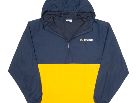 CHAMPION UC Irvine 1 4 Zip Mens Pullover Jacket Blue USA Hooded S Online