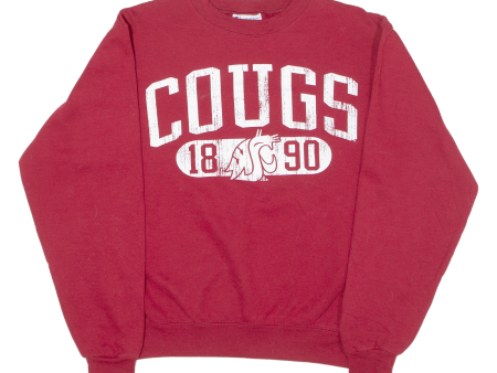 CHAMPION Washington State Cougars Womens Sweatshirt Red USA S For Cheap