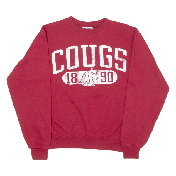 CHAMPION Washington State Cougars Womens Sweatshirt Red USA S For Cheap