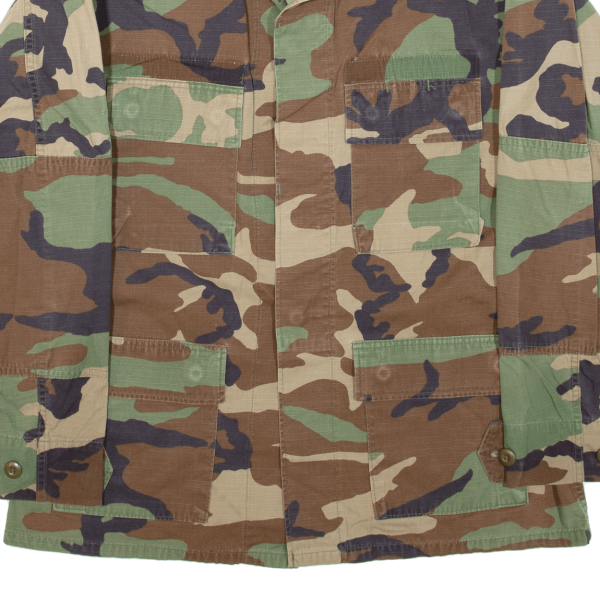 AMERICAN APPAREL US Army Mens Military Jacket Green USA Camouflage M on Sale