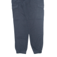 BRAVE SOUL Cargo Jogger Mens Trousers Blue Regular Tapered W28 L28 Hot on Sale