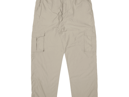 Cargo Mens Trousers Beige Regular Straight 90s W36 L30 For Sale