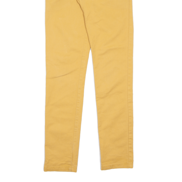 CARHARTT Workwear Womens Trousers Yellow Slim Tapered W29 L32 Sale