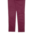 CARHARTT WIP Sid Pant Workwear Mens Trousers Maroon Slim Tapered W28 L32 For Sale