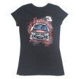 CHASE AUTHENTICS Austin Dillon 3 Womens Biker T-Shirt Black USA S For Discount