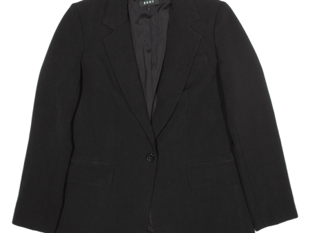 DKNY Womens Blazer Jacket Black S on Sale