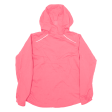 COLUMBIA Girls Rain Jacket Pink Hooded XL on Sale