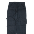 CLOCKHOUSE Cargo Womens Trousers Black Relaxed Tapered W27 L26 Online now