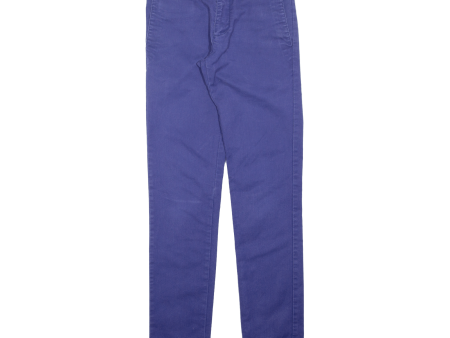 CARHARTT Workwear Womens Trousers Purple Slim Tapered W29 L32 Online Hot Sale