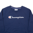 CHAMPION Womens Sweatshirt Blue XL Supply