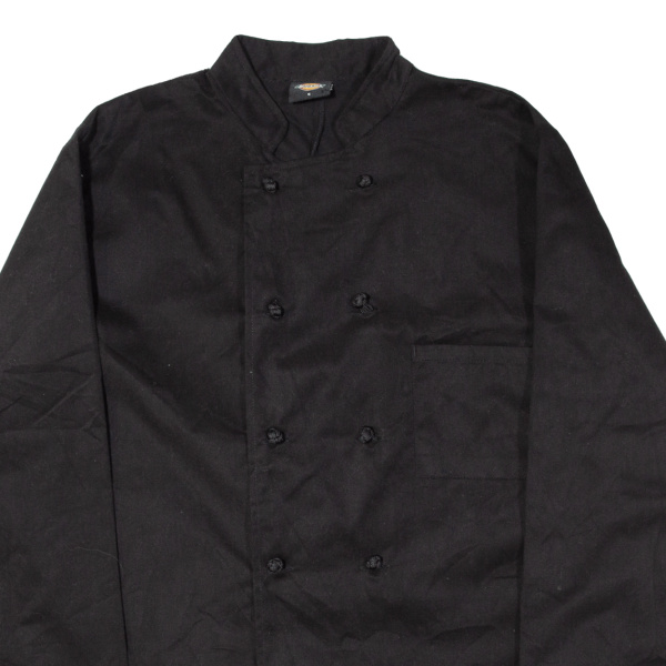 DICKIES Chef Worker Mens Jacket Black S Cheap