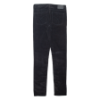 CALVIN KLEIN JEANS Ultimate Skinny Womens Corduroy Trousers Black Slim Tapered W30 L32 Fashion