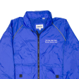 CINTAS Mens Windbreaker Jacket Blue L Online Sale