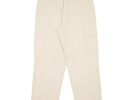 CAMEL ACTIVE Cargo Outdoor Mens Trousers Beige Regular Straight W33 L29 For Cheap