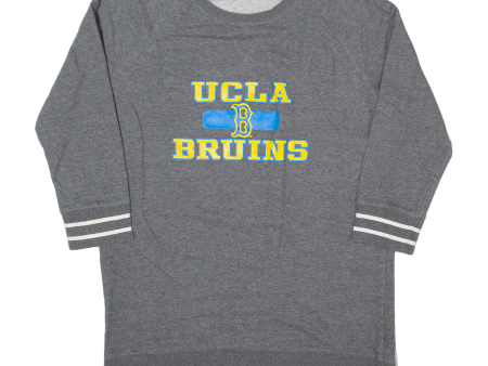 CHAMPION UCLA Bruins 3 4 Sleeve Mens Sweatshirt Green USA M Online Hot Sale