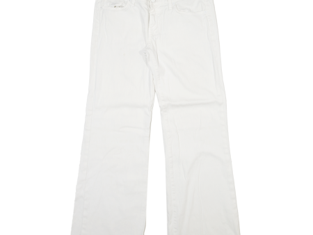 7 FOR ALL MANKIND Dojo Womens Jeans White Regular Bootcut W32 L30 Discount