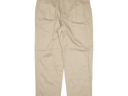 DOCKERS Mens Trousers Beige Classic Straight W36 L31 Online