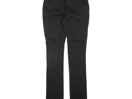 DICKIES Workwear Womens Trousers Black Slim Skinny W24 L31 on Sale