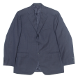 BOGGI Mens Blazer Jacket Blue 90s M Online Hot Sale