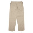 Cargo Mens Trousers Beige Regular Straight W36 L32 Online now