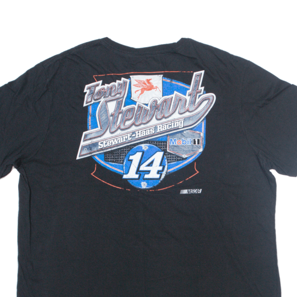 CHASE AUTHENTICS Tony Stewart Mens Biker T-Shirt Black USA 2XL For Discount