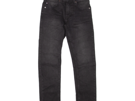 TOMMY HILFIGER Rebel Boys Jeans Black Slim Skinny W24 L25 Online now