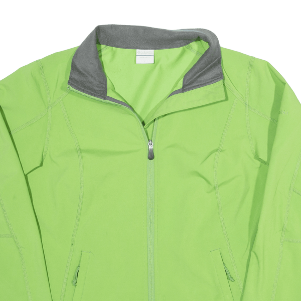 COLUMBIA Womens Shell Jacket Green L Cheap