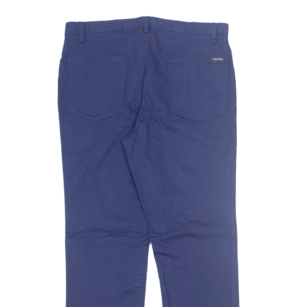 CALVIN KLEIN Womens Trousers Blue Slim Straight W30 L30 Online now