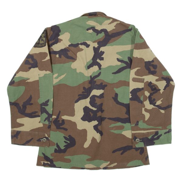 AMERICAN APPAREL US Army Mens Military Jacket Green USA Camouflage XS Online now