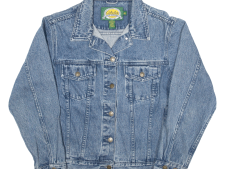 CABELA S Womens Denim Jacket Blue 90s M Supply