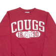 CHAMPION Washington State Cougars Womens Sweatshirt Red USA S For Cheap