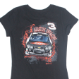 CHASE AUTHENTICS Austin Dillon 3 Womens Biker T-Shirt Black USA S For Discount