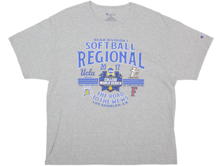 CHAMPION Softball Regional 2017 Mens T-Shirt Grey USA XL Cheap