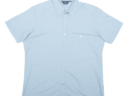 ROCKY Mens Plain Shirt Blue XL For Sale