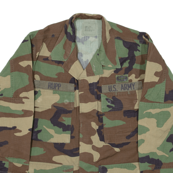 AMERICAN APPAREL US Army Mens Military Jacket Green USA Camouflage XS Online now