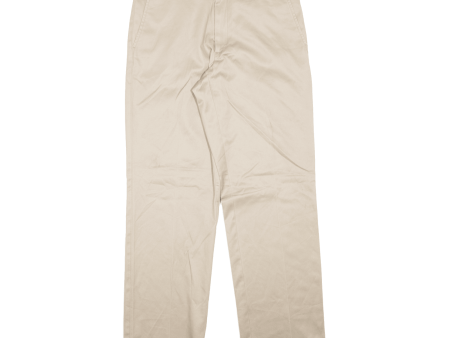 DOCKERS D2 Khaki Mens Trousers Beige Regular Straight W32 L32 For Sale