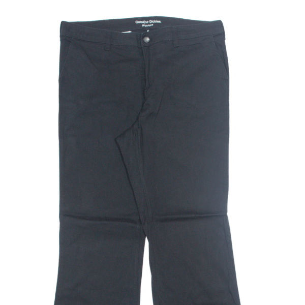 DICKIES Workwear Womens Trousers Black Slim Bootcut W34 L31 Online now