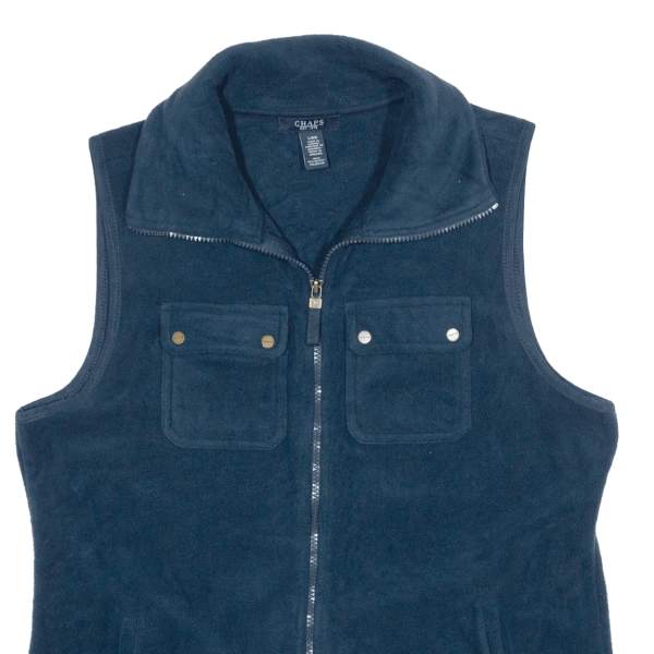 CHAPS Womens Fleece Gilet Blue L Supply