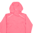 COLUMBIA Girls Rain Jacket Pink Hooded XL on Sale