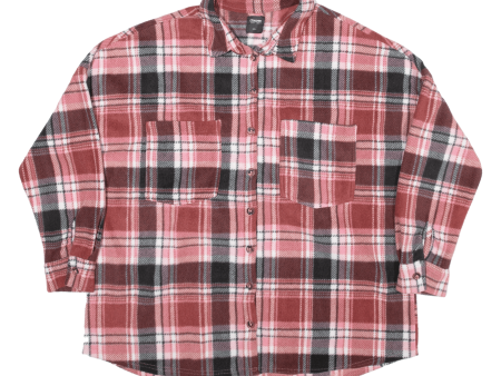 CHICOREE Womens Shirt Red Check Long Sleeve L For Sale