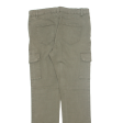 CHICOREE Cargo Womens Trousers Green Slim Tapered W30 L30 Online Hot Sale