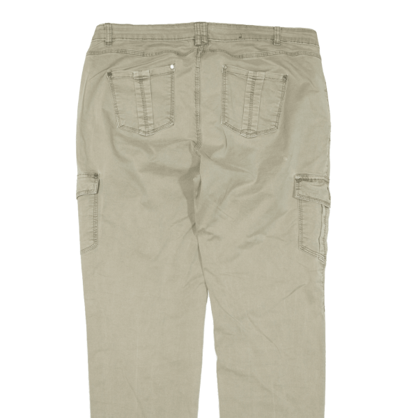 Cargo Womens Trousers Grey Regular Tapered W36 L31 Hot on Sale