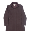 ARMANI JEANS Womens Trench Coat Purple Wool UK 12 on Sale