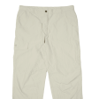 CRANE Outdoor Mens Trousers Cream Regular Straight W36 L28 Fashion