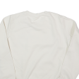 CHAMPION Womens Sweatshirt Cream L Supply