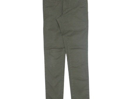 CARHARTT WIP Sid Pant Mens Trousers Green Slim Tapered W27 L32 For Cheap