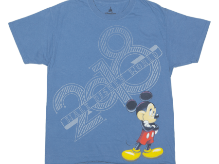 DISNEY Walt Disney World 2018 Mens T-Shirt Blue L Online Hot Sale