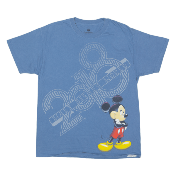 DISNEY Walt Disney World 2018 Mens T-Shirt Blue L Online Hot Sale