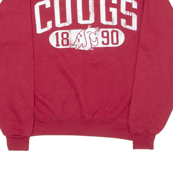 CHAMPION Washington State Cougars Womens Sweatshirt Red USA S For Cheap