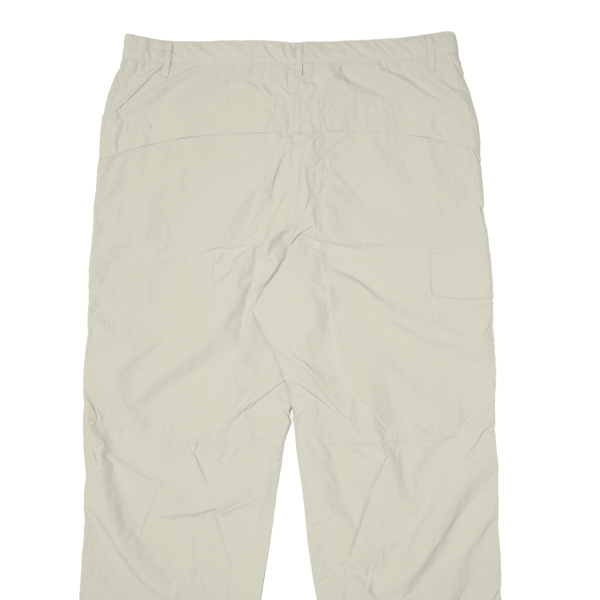 CRANE Outdoor Mens Trousers Cream Regular Straight W36 L28 Fashion